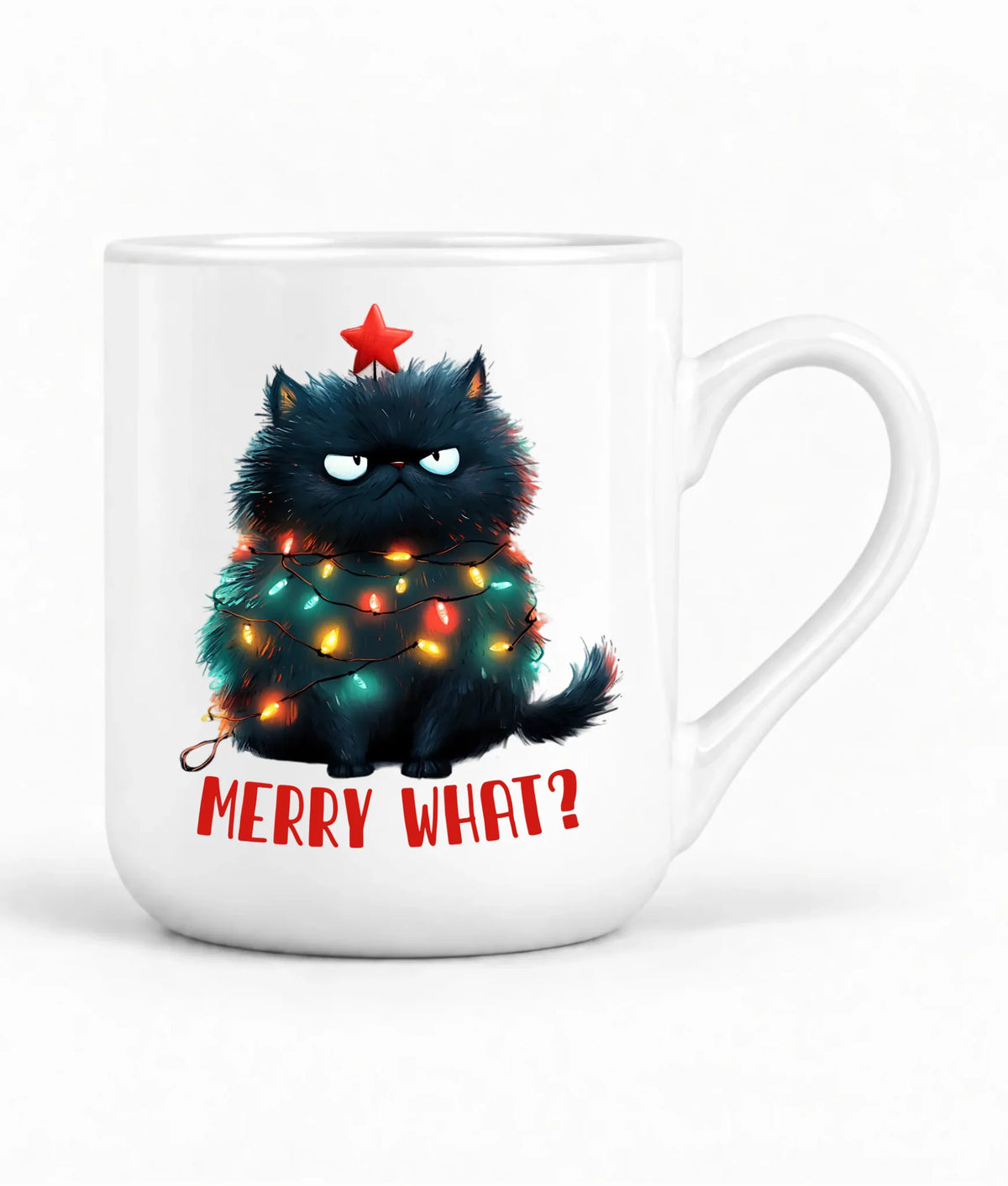 Kubek elegant świąteczny - Grumpy Cat Merry what? BN37