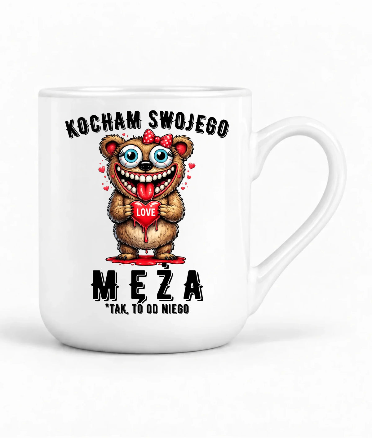 Kubek elegant dla żony - Kocham swojego męża W22