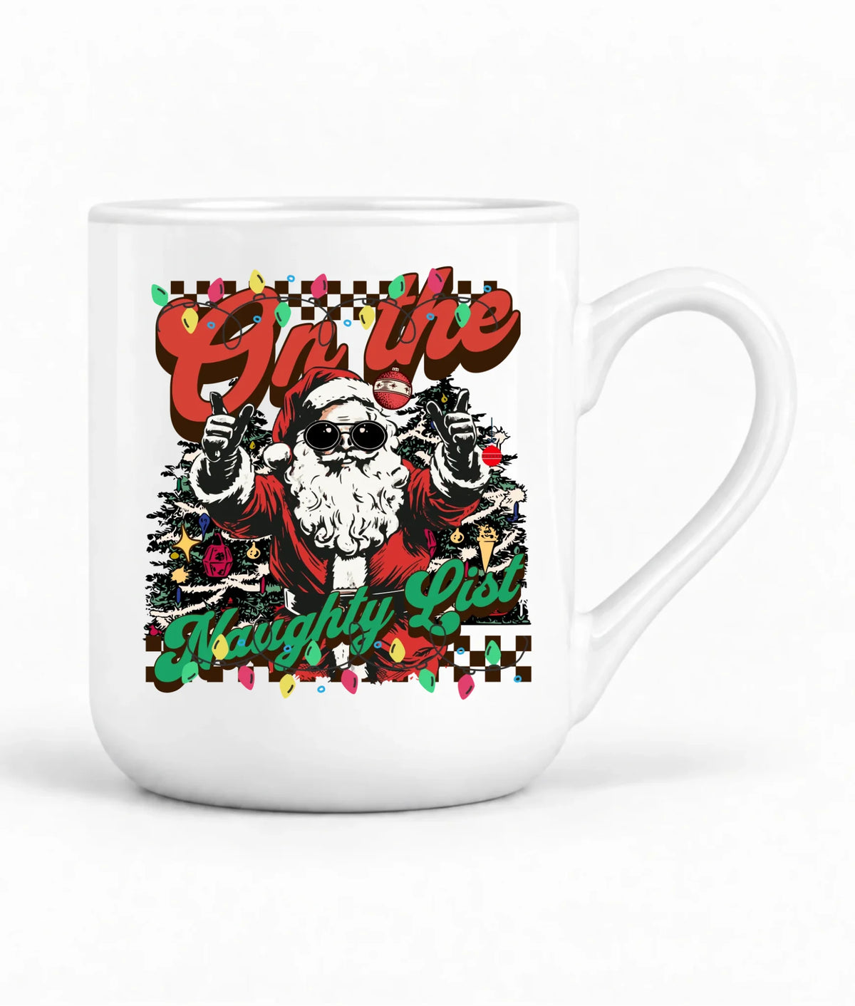 Kubek elegant świąteczny - On the Naughty List BN50