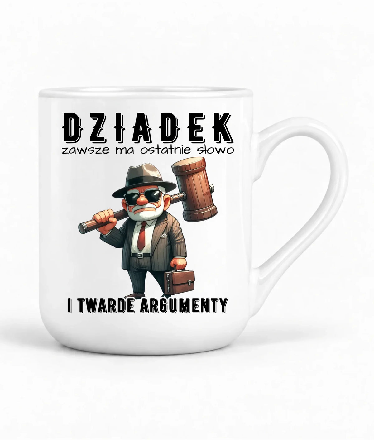 Kubek elegant dla dziadka - Dziadek zawsze ma ostatnie słowo D40
