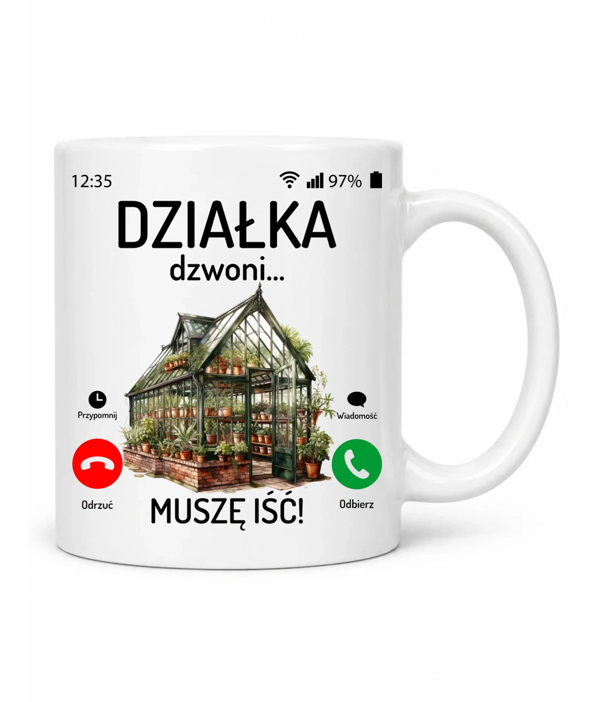 Kubek dla babci - Działka dzwoni muszę iść B41