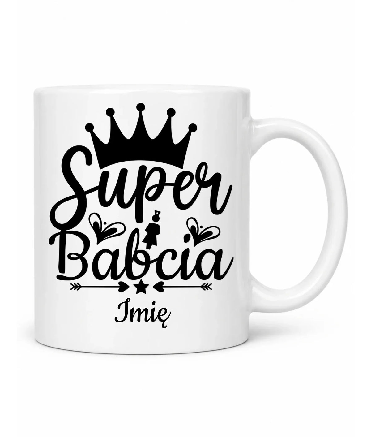 Kubek dla babci - Super Babcia - personalizowany B03