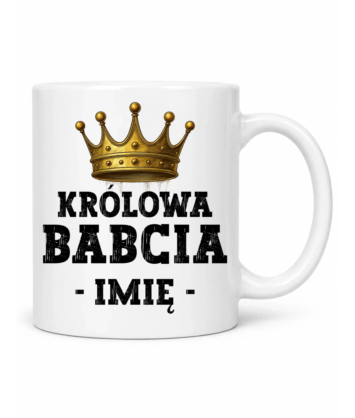 Kubek dla babci - Królowa Babcia - personalizowany B17