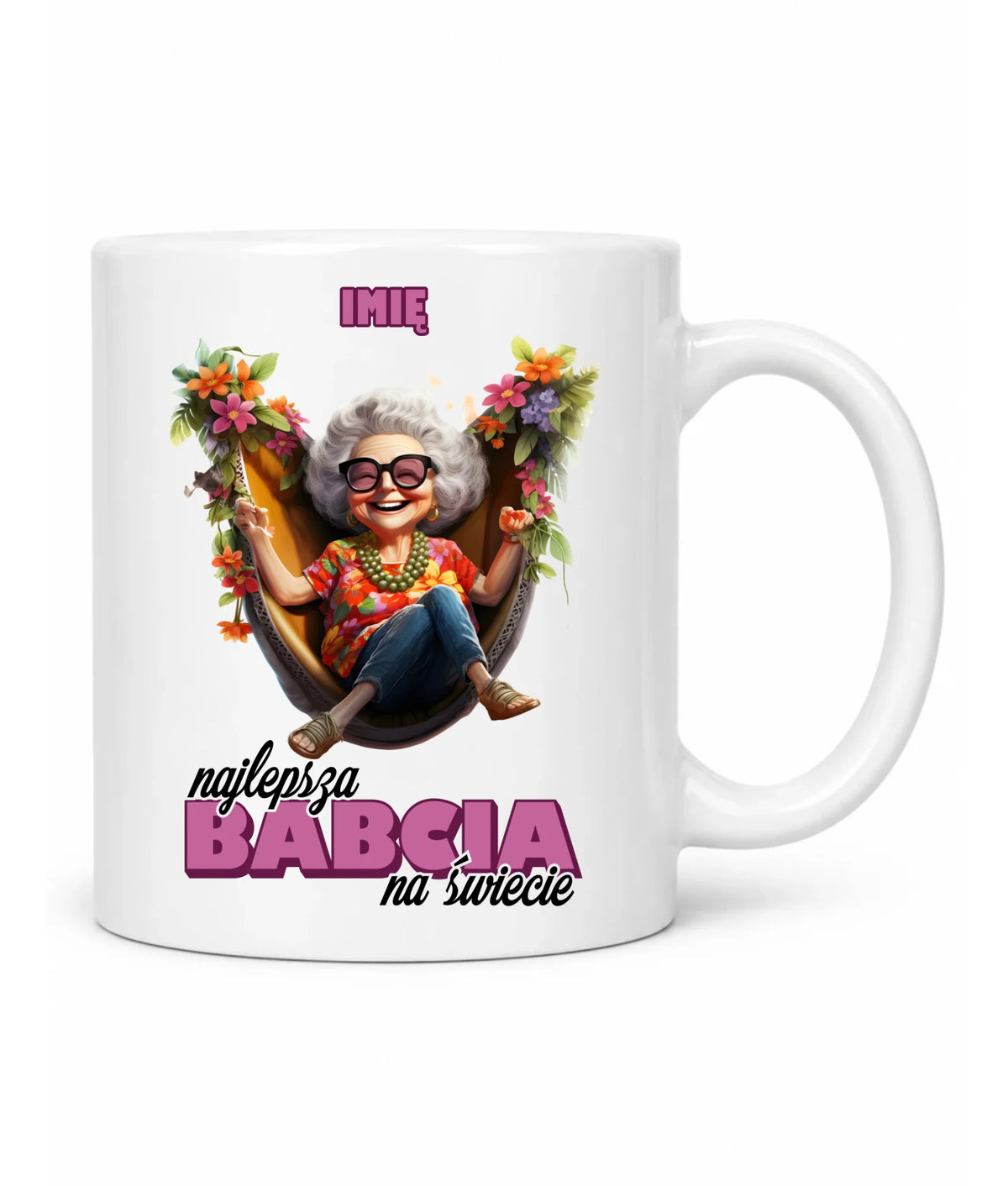 Kubek dla babci - Najlepsza Babcia na świecie - personalizowany B14