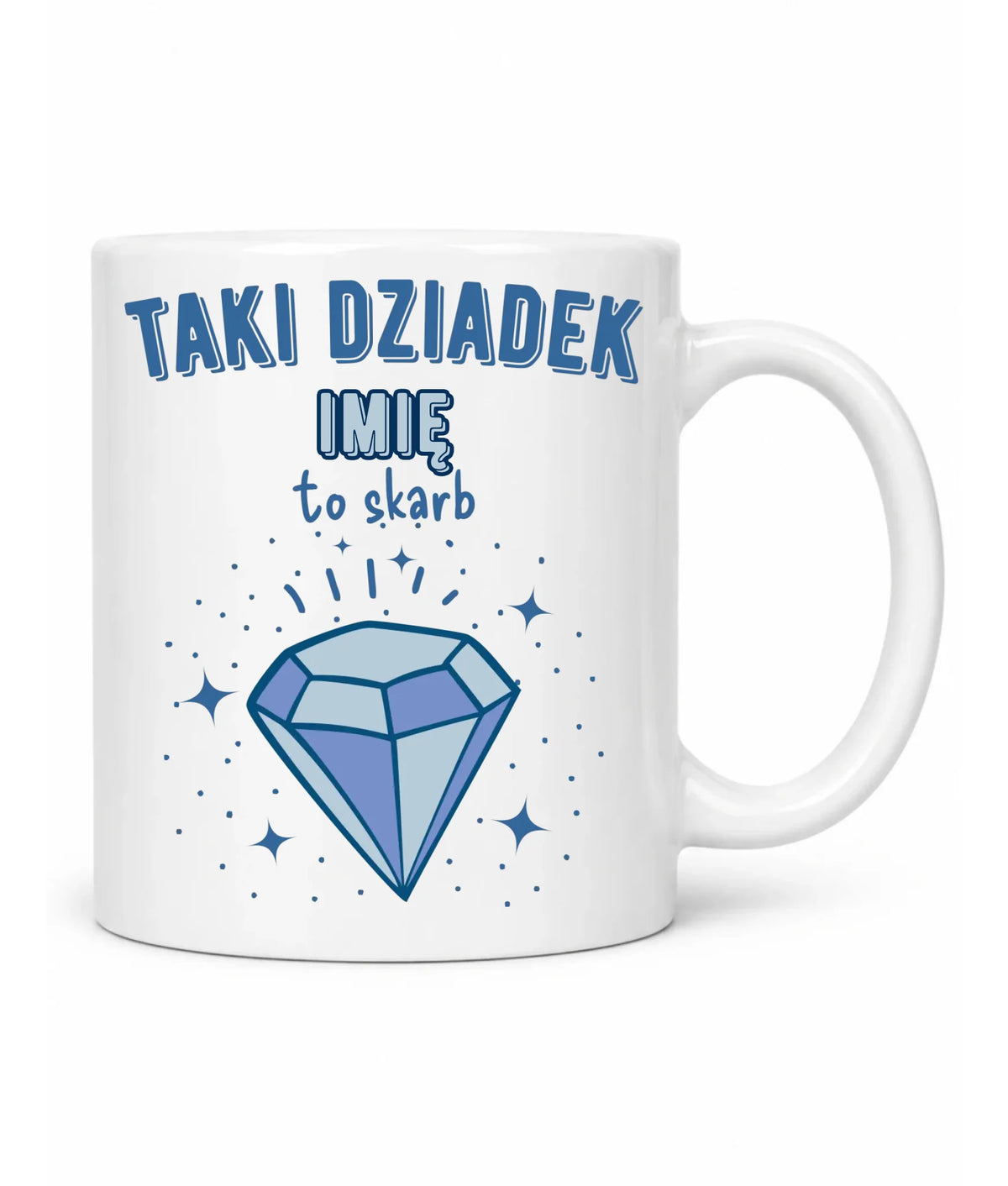 Kubek dla dziadka - Taki Dziadek to skarb - personalizowany D06