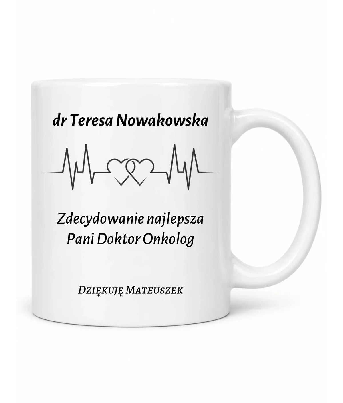 Kubek dla Pani Doktor Onkolog - personalizowany ZL01