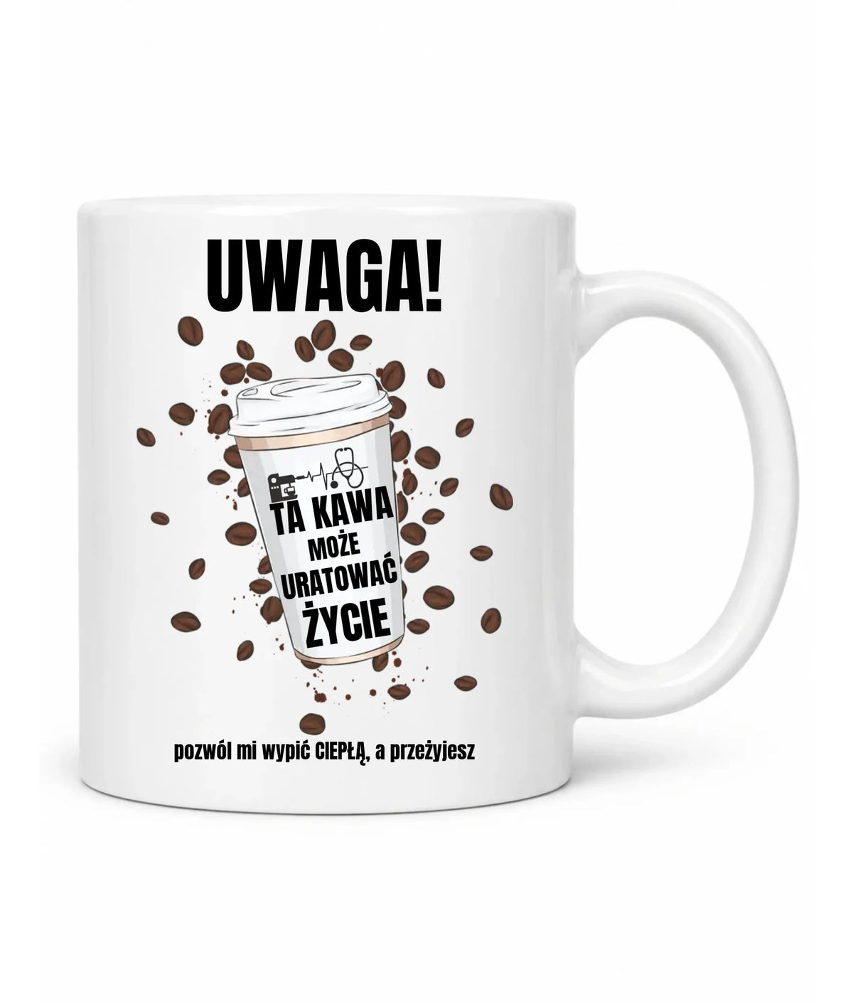 Kubek dla medyka - Ta kawa może uratować życie ZL05