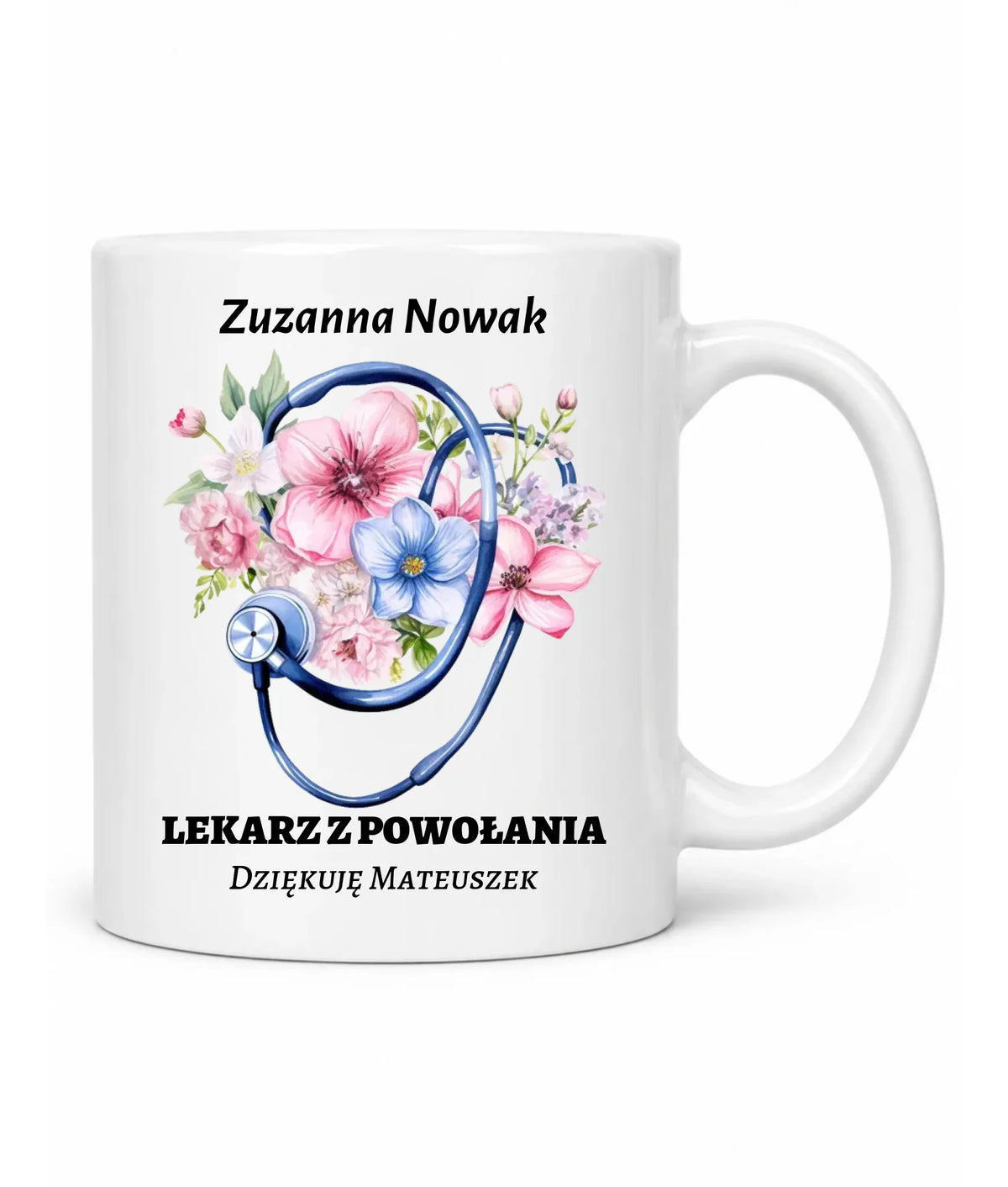 Kubek dla lekarza - Lekarz z powołania - personalizowany ZL07