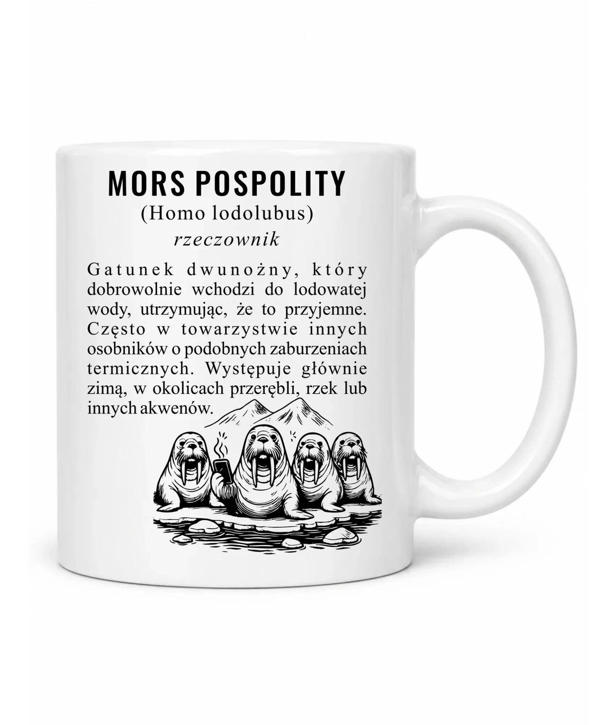 Kubek - prezent dla morsa - Mors pospolity [Homo lodolubus] HM12