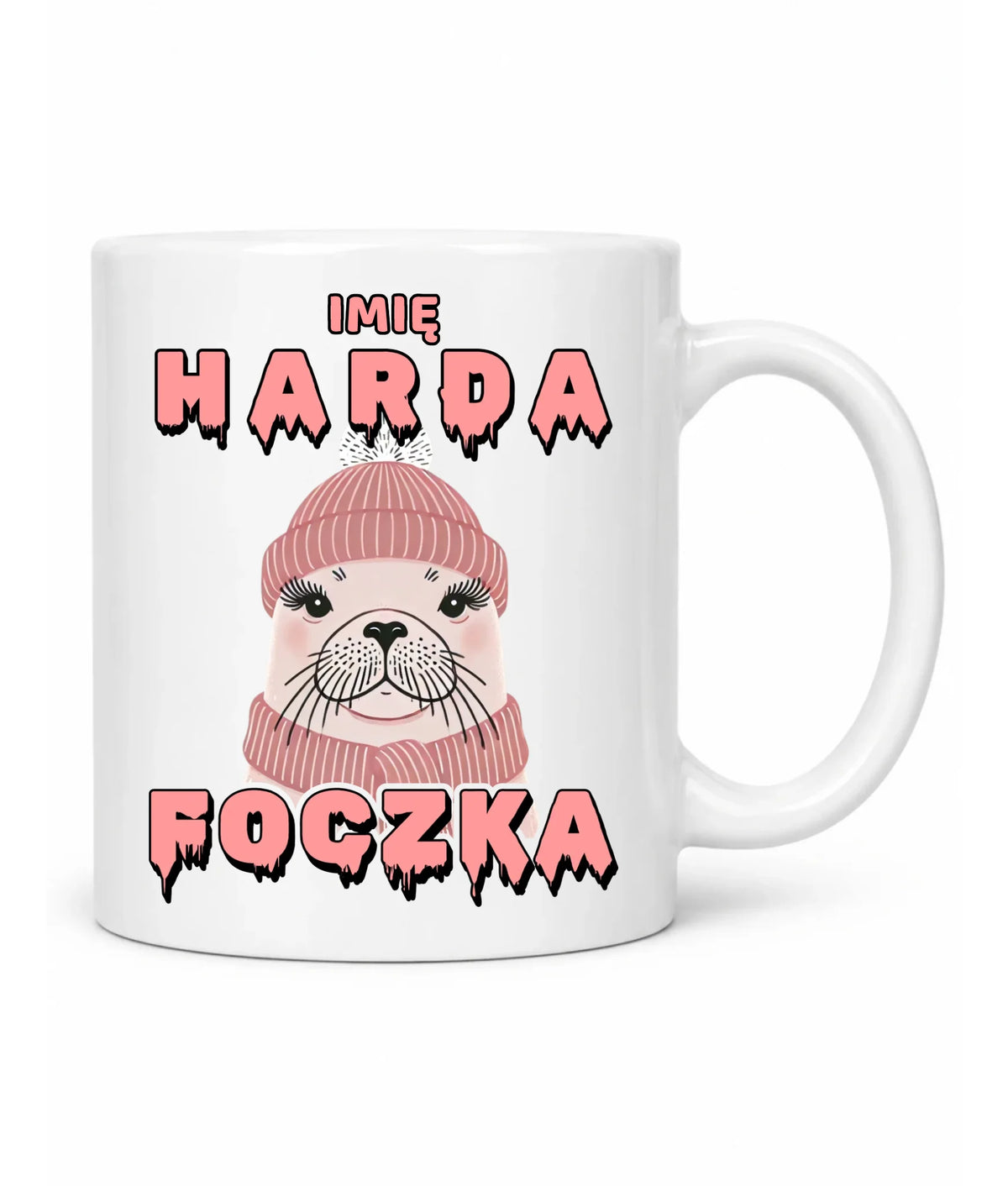 Kubek - prezent dla morsa - Harda foczka - personalizowany HM05