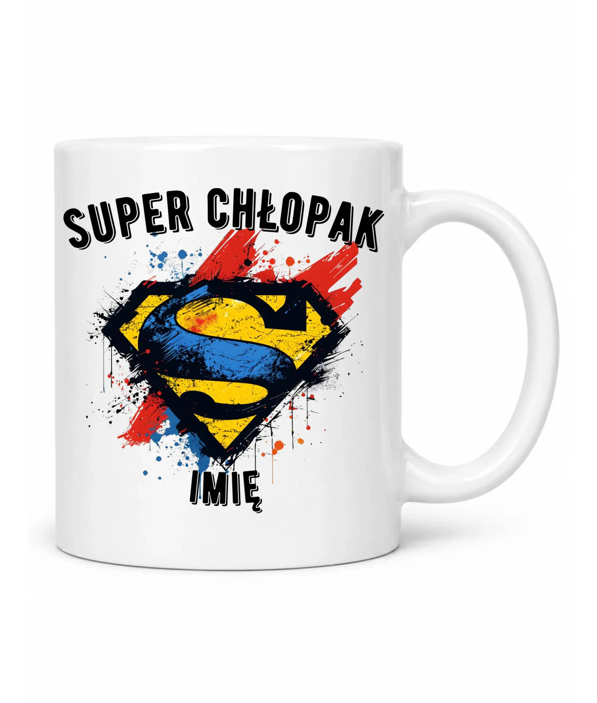 Kubek - prezent na Dzień Chłopaka - Super Chłopak - personalizowany DCH18