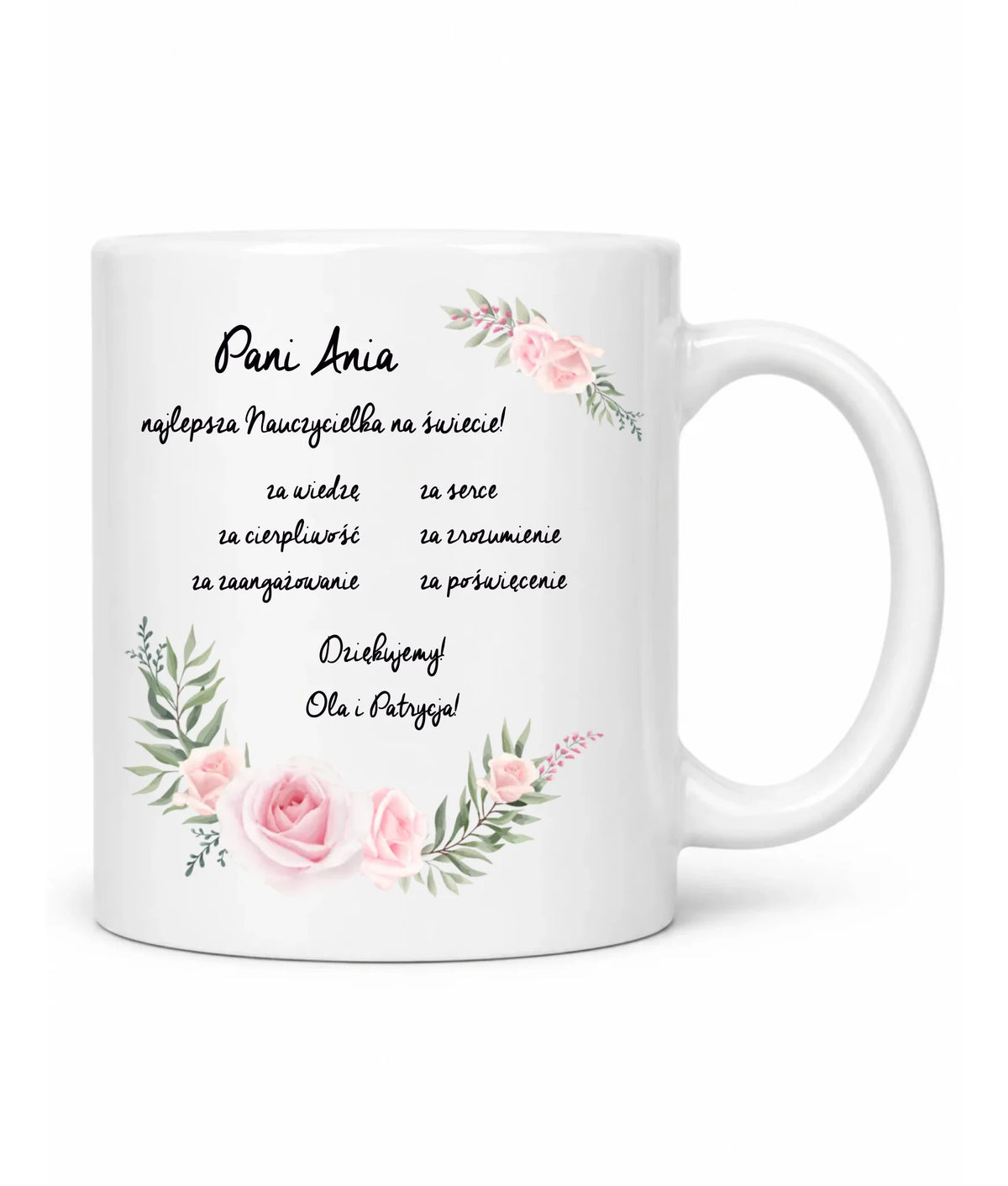 Kubek dla nauczycielki - Podziękowanie - personalizowany