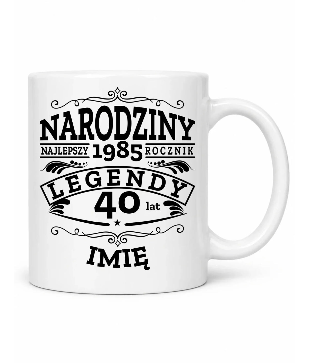 Kubek na urodziny - Narodziny Legendy - personalizowany