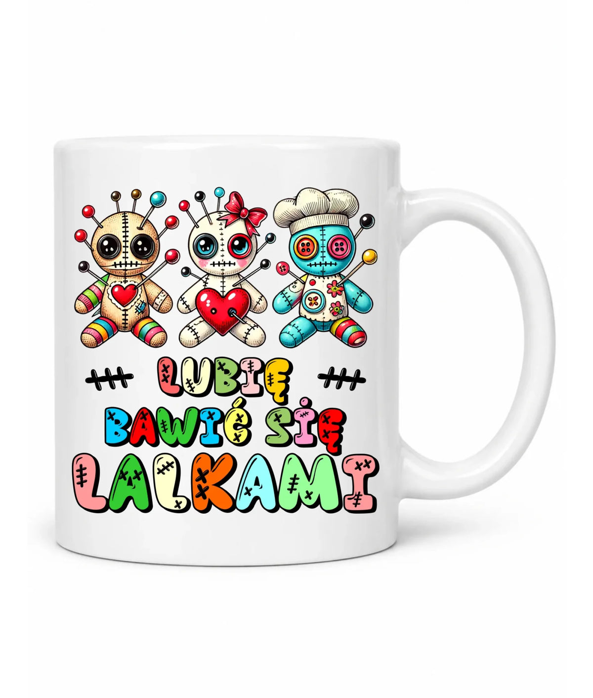 Kubek - Voodoo Lubię bawić się lalkami W52