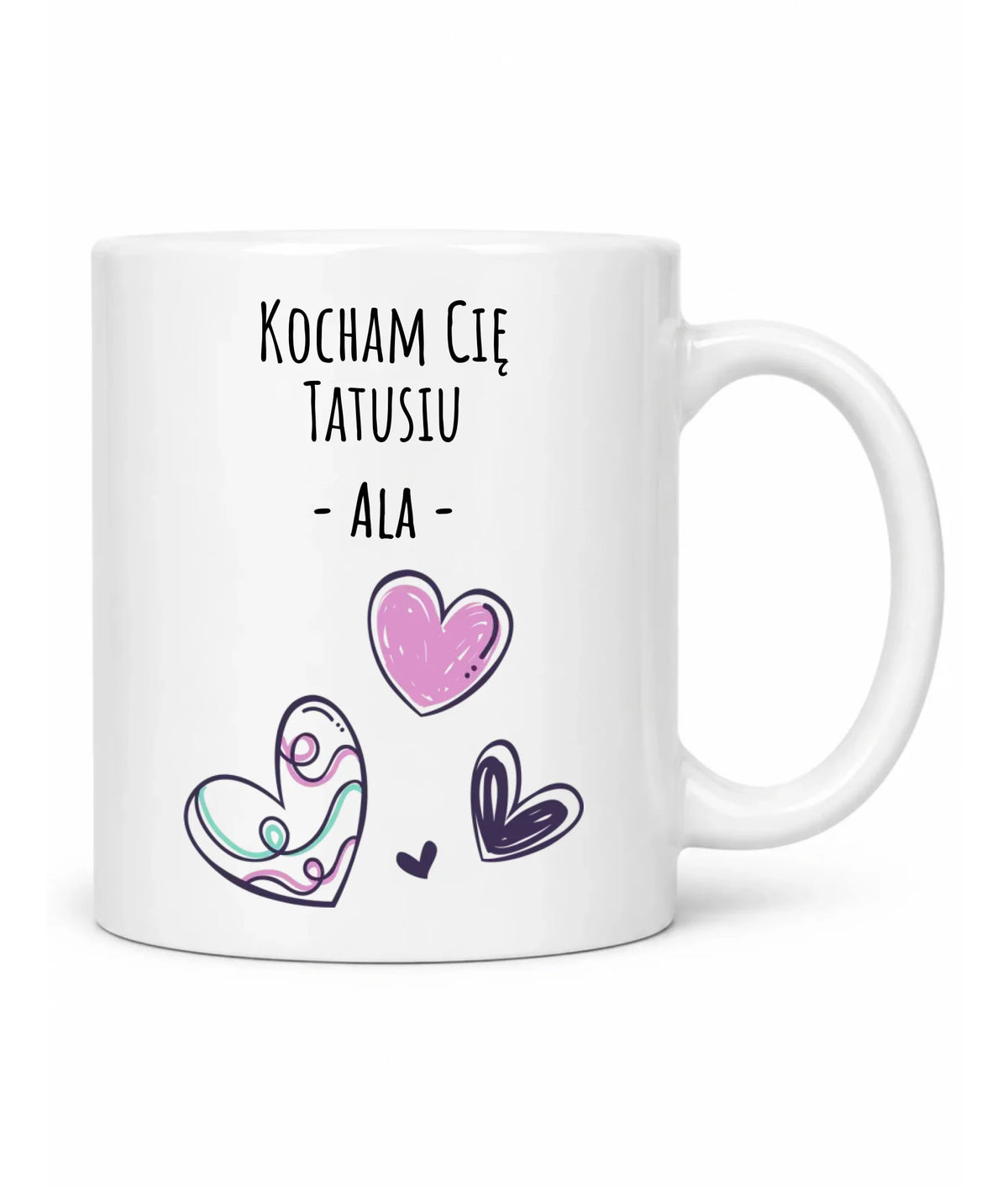 Kubek dla taty - Kocham Cię Tatusiu - personalizowany DT13