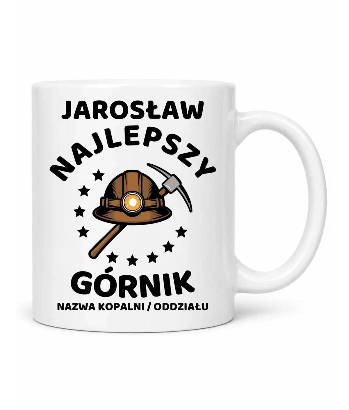 Kubek z imieniem dla górnika - Najlepszy Górnik