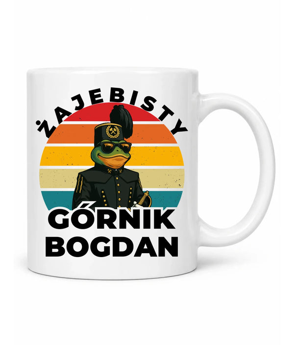 Kubek z imieniem dla górnika - Żajebisty Górnik