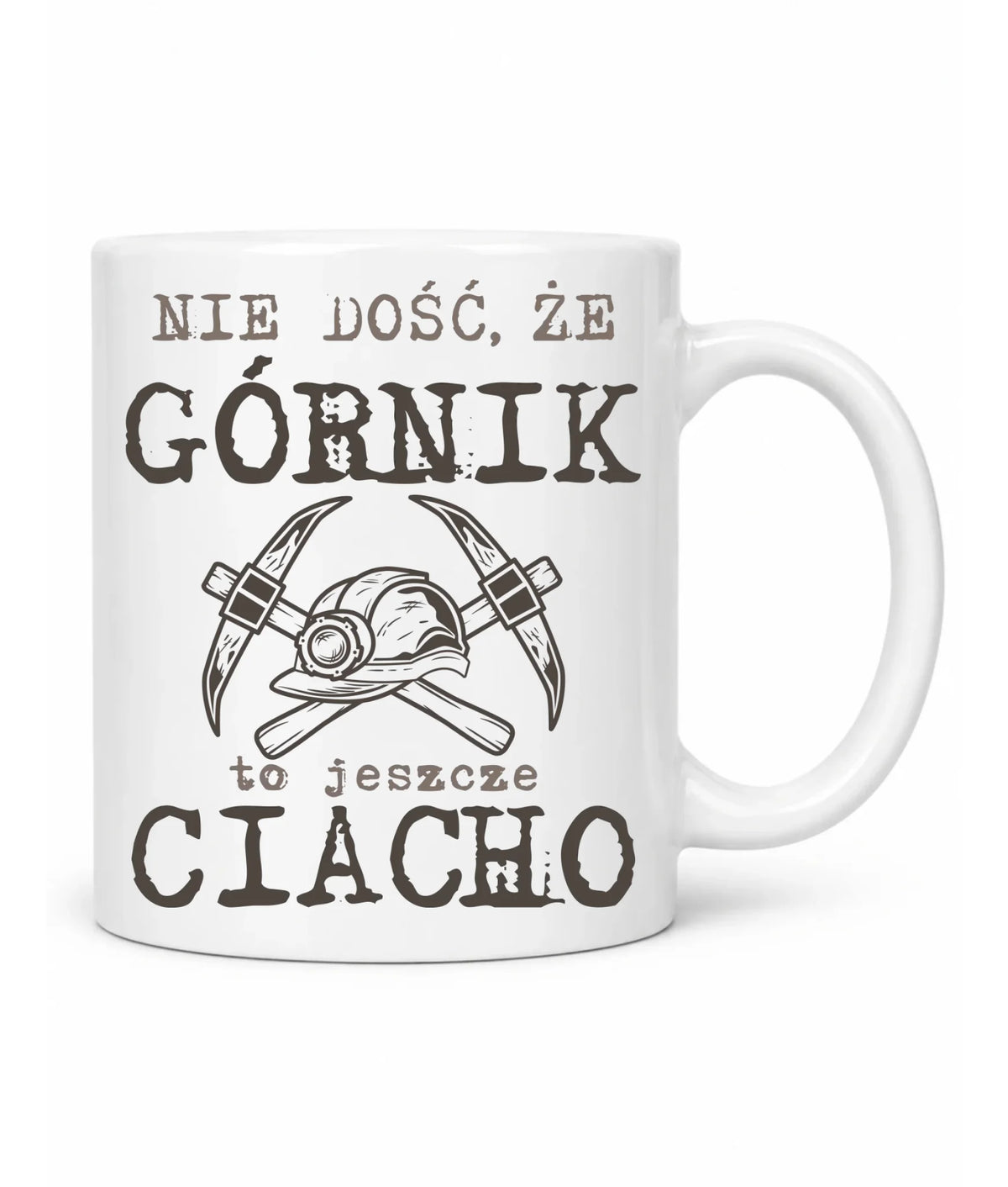 Kubek dla górnika - Nie dość, że górnik to jeszcze ciacho