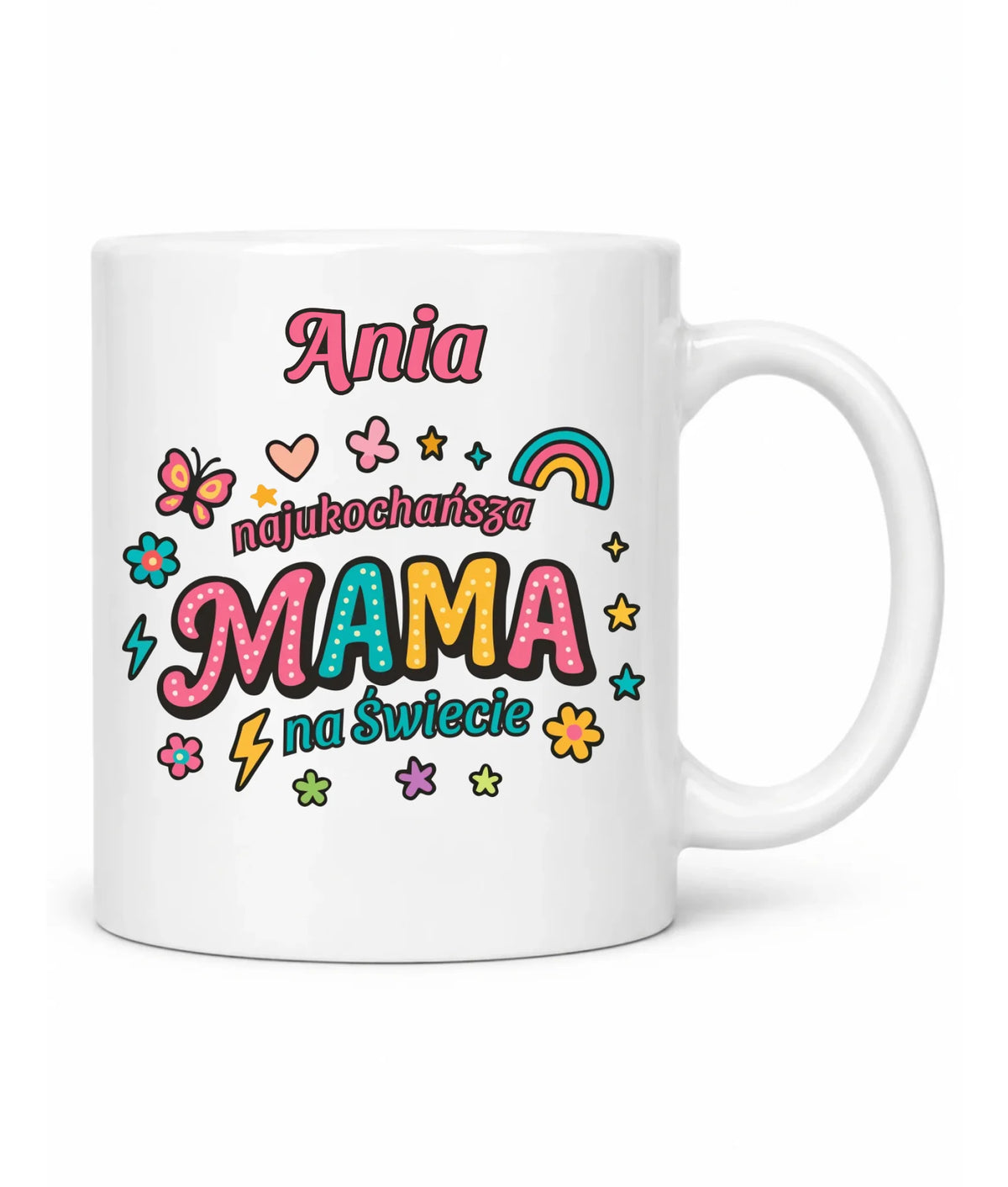 Kubek dla mamy - Najukochańsza mama na Świecie - personalizowany DM03