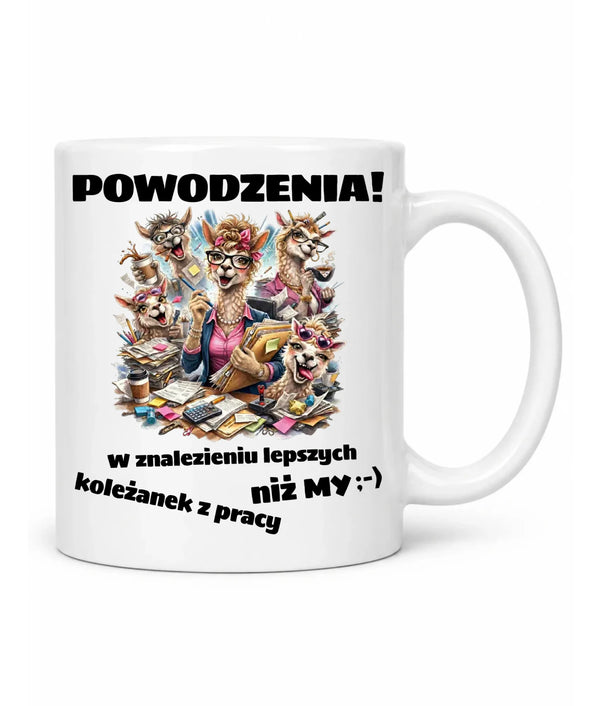 Kubek na odejście z pracy - Powodzenia w znalezieniu lepszych koleżanek