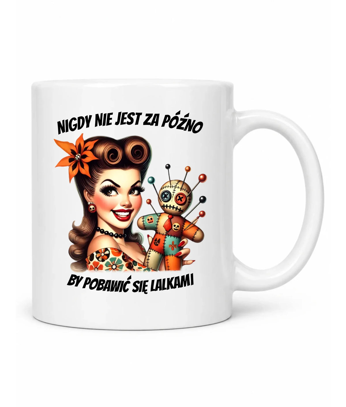 Kubek dla niej - Laleczka Voodoo retro DZ21
