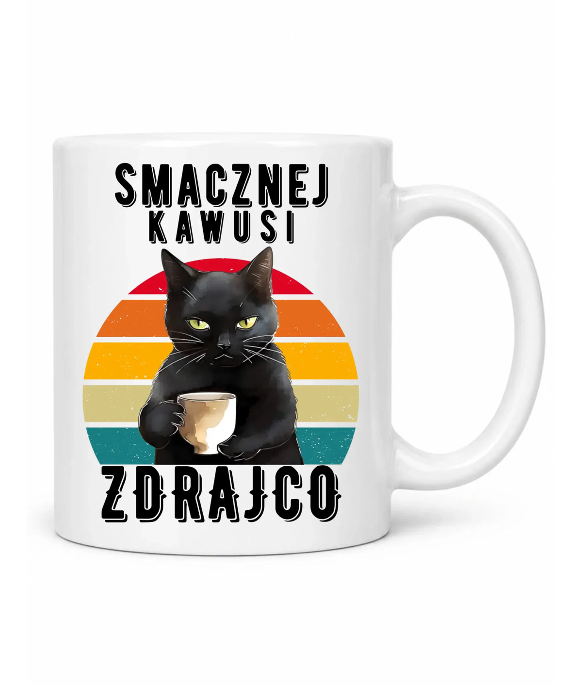 Kubek na odejście z pracy - Smacznej kawusi Zdrajco