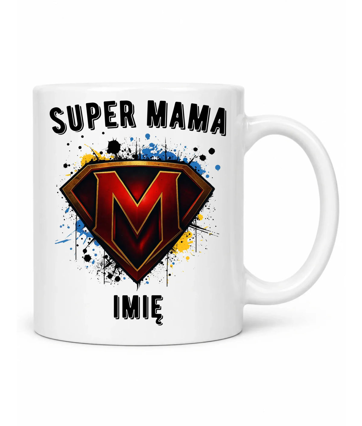 Kubek dla mamy - Super Mama - personalizowany DM07