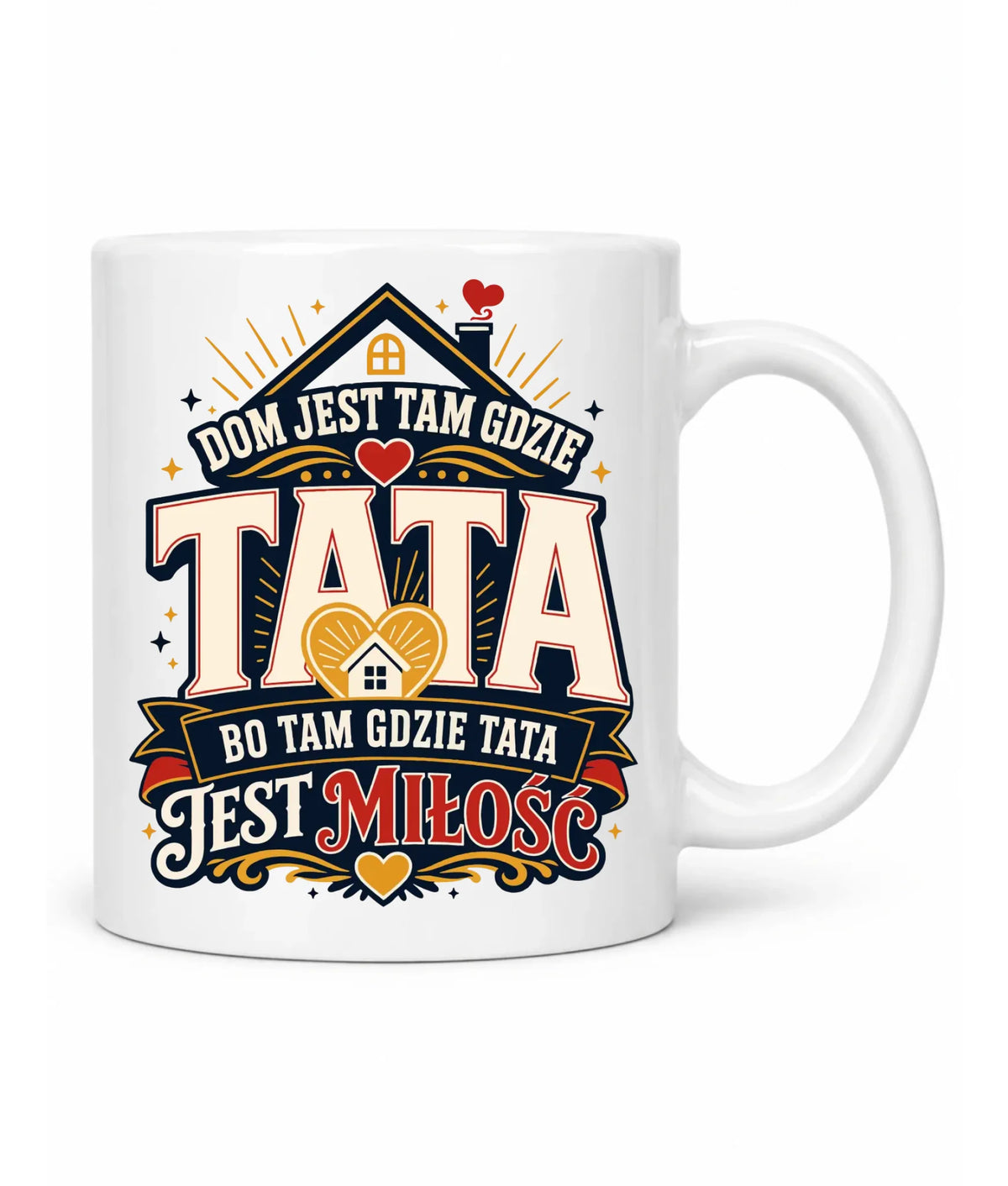 Kubek dla taty - Dom jest tam gdzie tata DT37