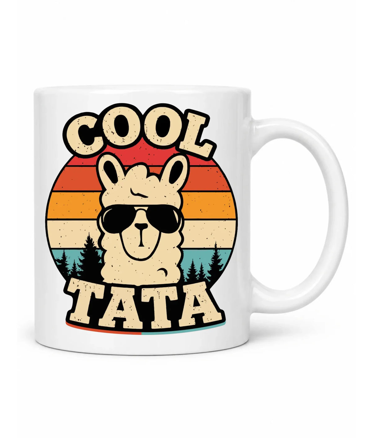 Kubek dla taty - Lama w okularach Cool tata DT04