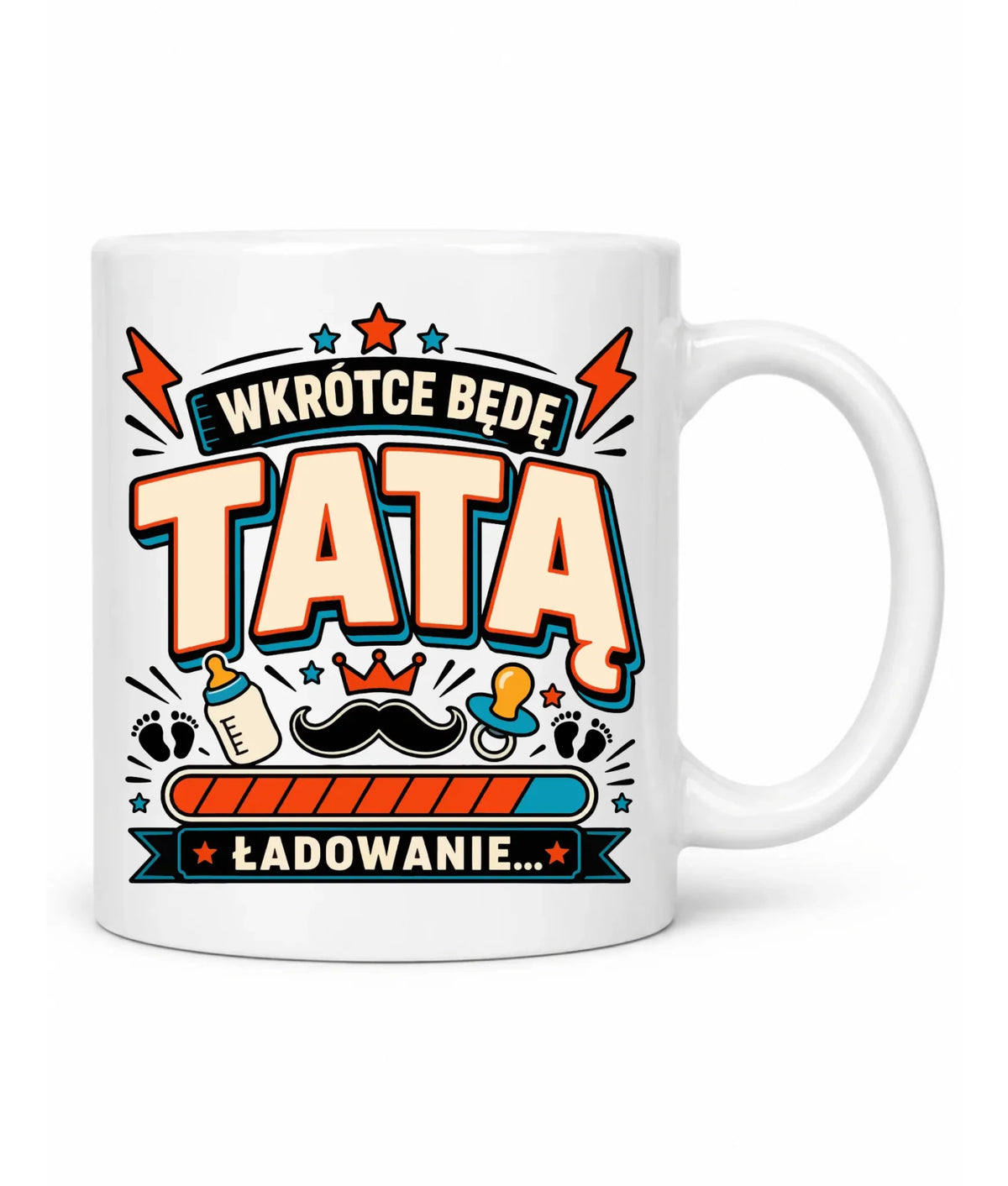 Kubek dla przyszłego taty - Wkrótce będę tatą DT23
