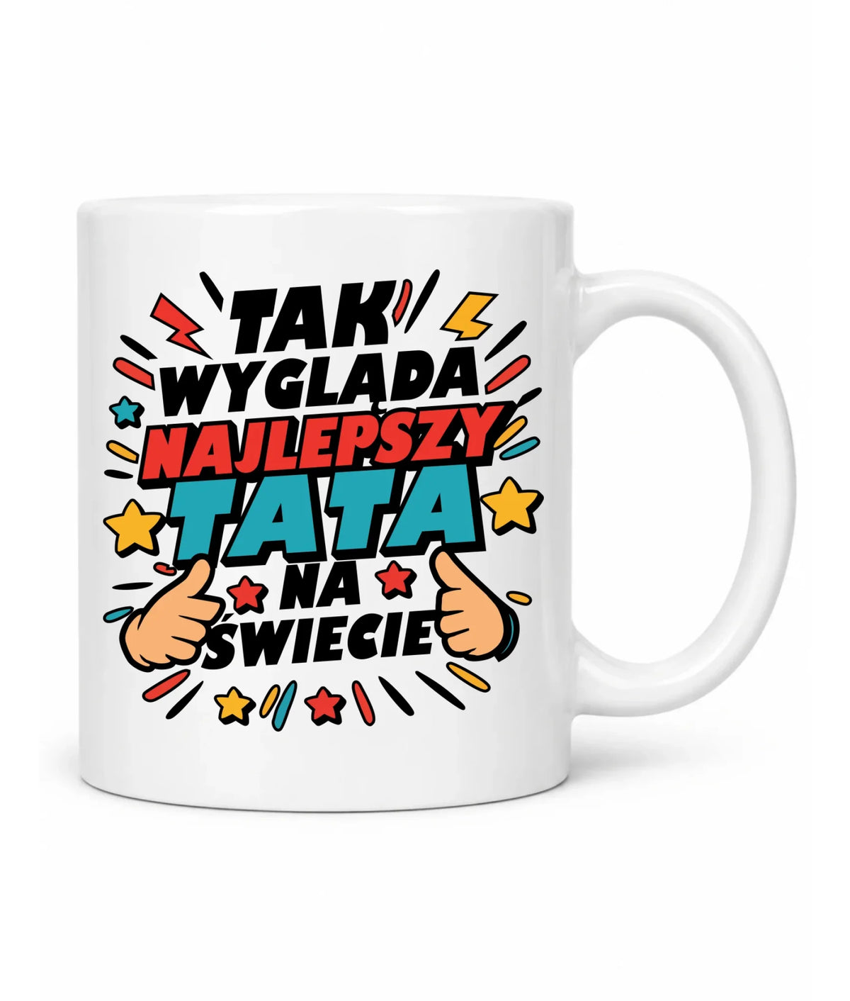 Kubek dla taty - Tak wygląda najlepszy tata na świecie DT08