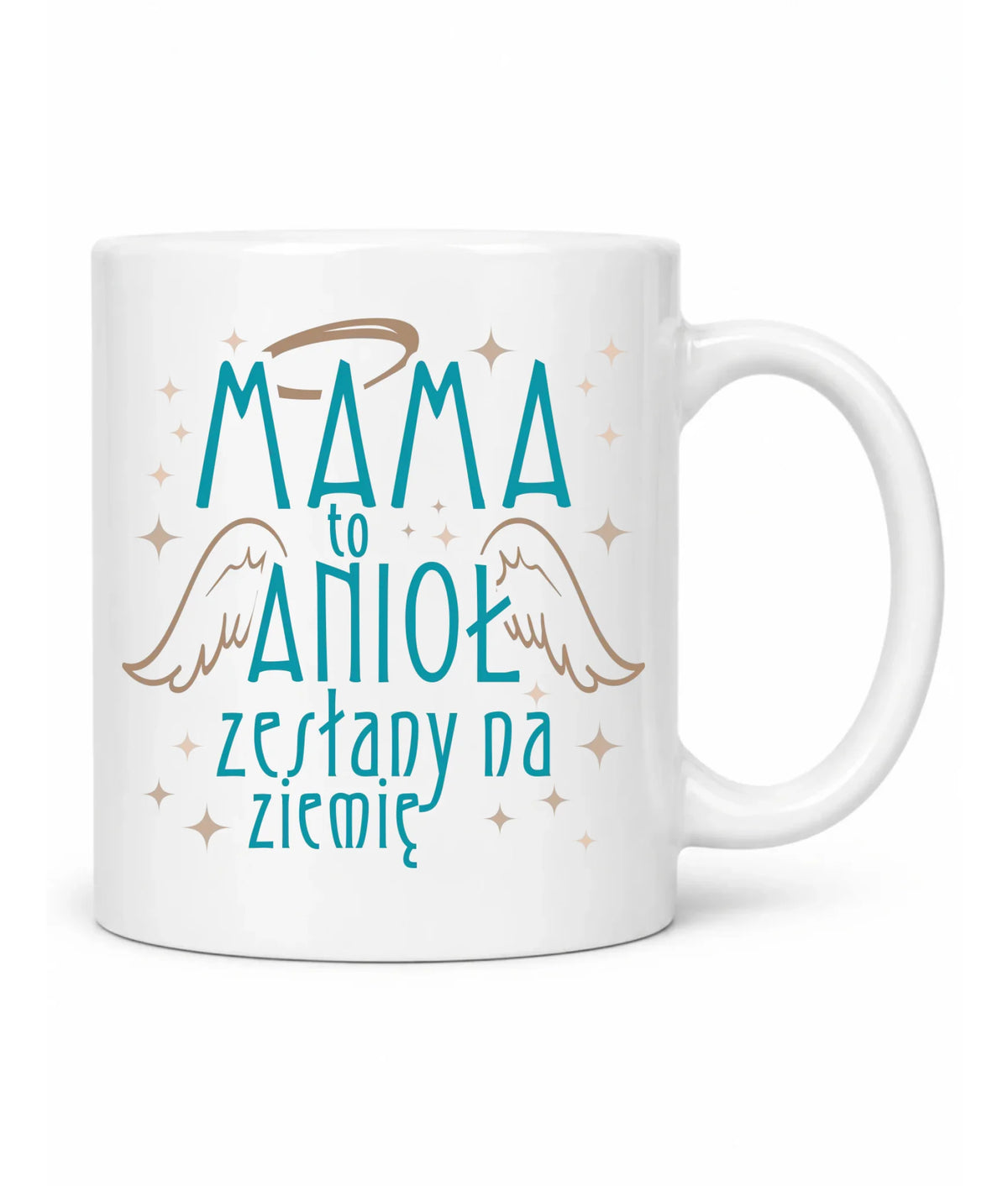 Kubek dla mamy - Mama to anioł zesłany na ziemię DM30