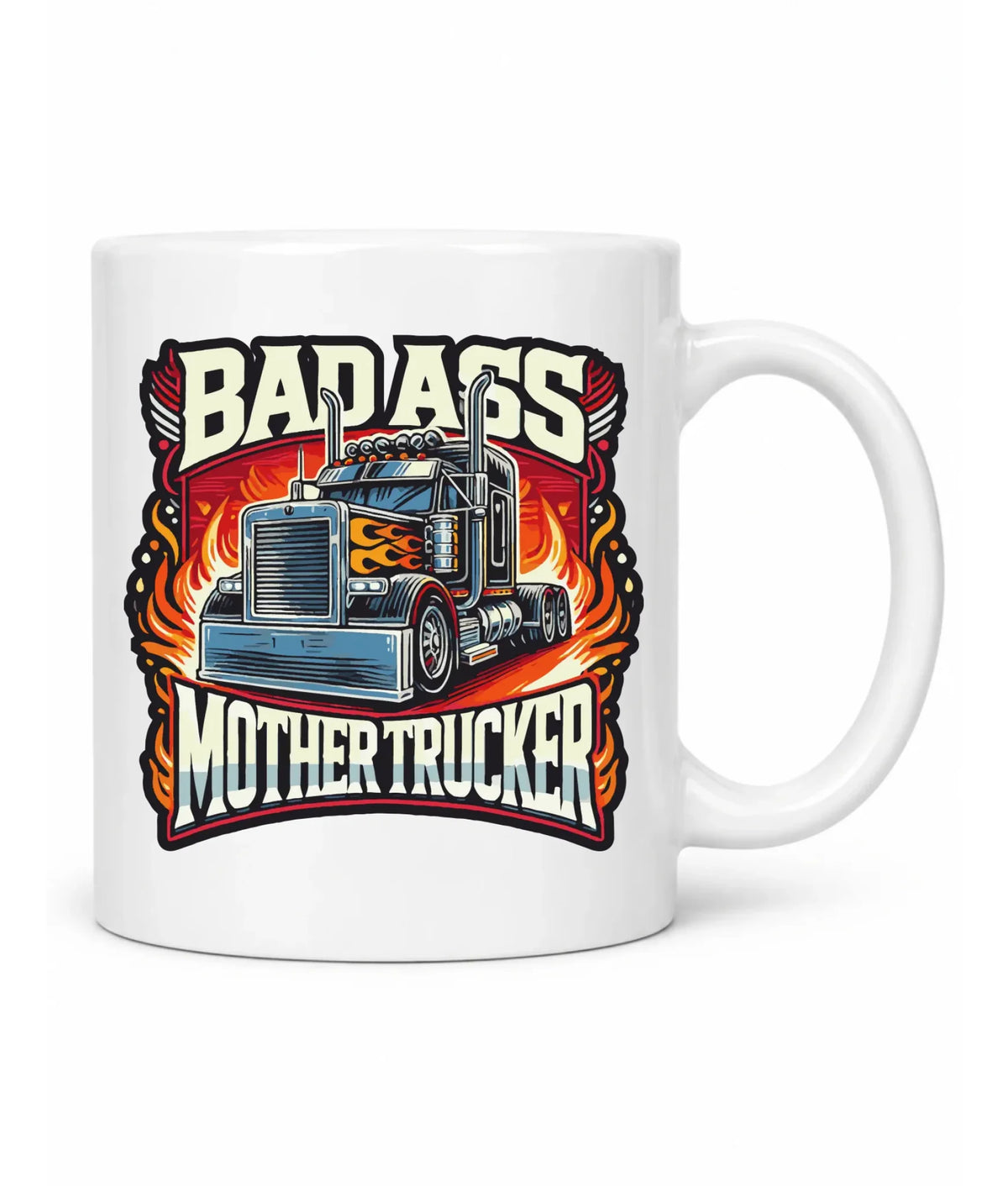 Kubek dla kierowcy tira - Badass Mother Trucker ZKT04