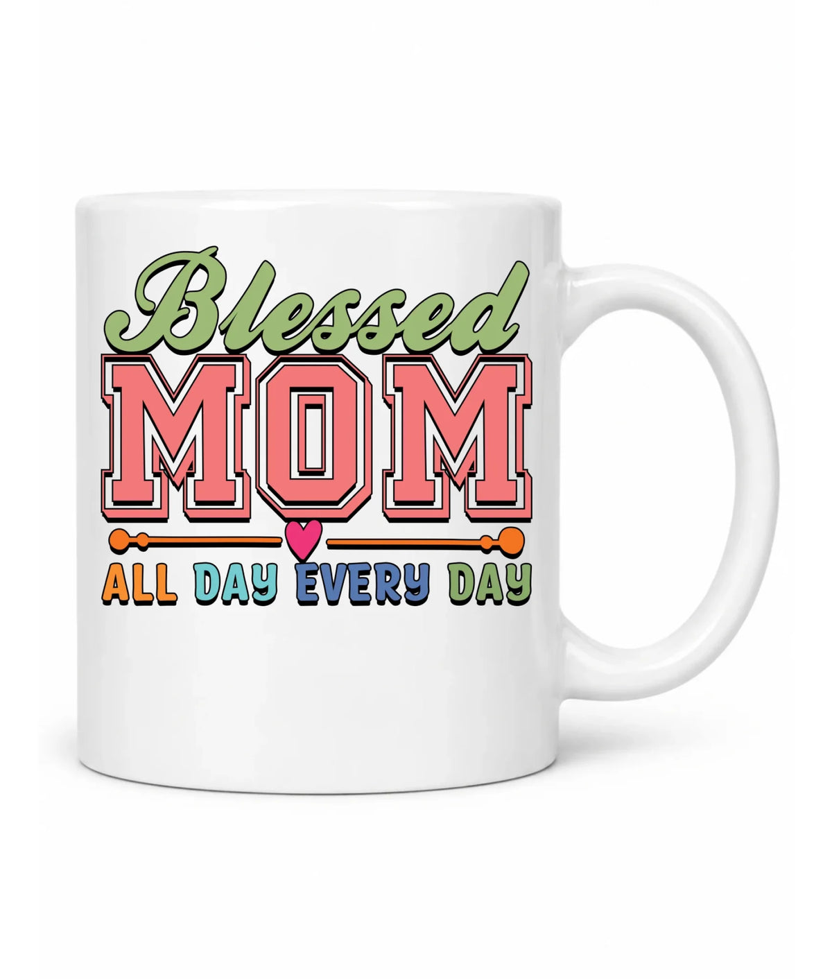 Kubek dla mamy - Blessed mom all day every day DM36