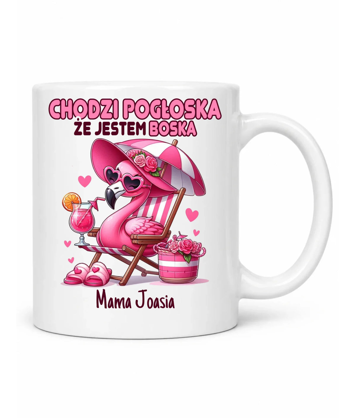 Kubek dla mamy - Chodzi pogłoska, że jestem boska - personalizowany DM14