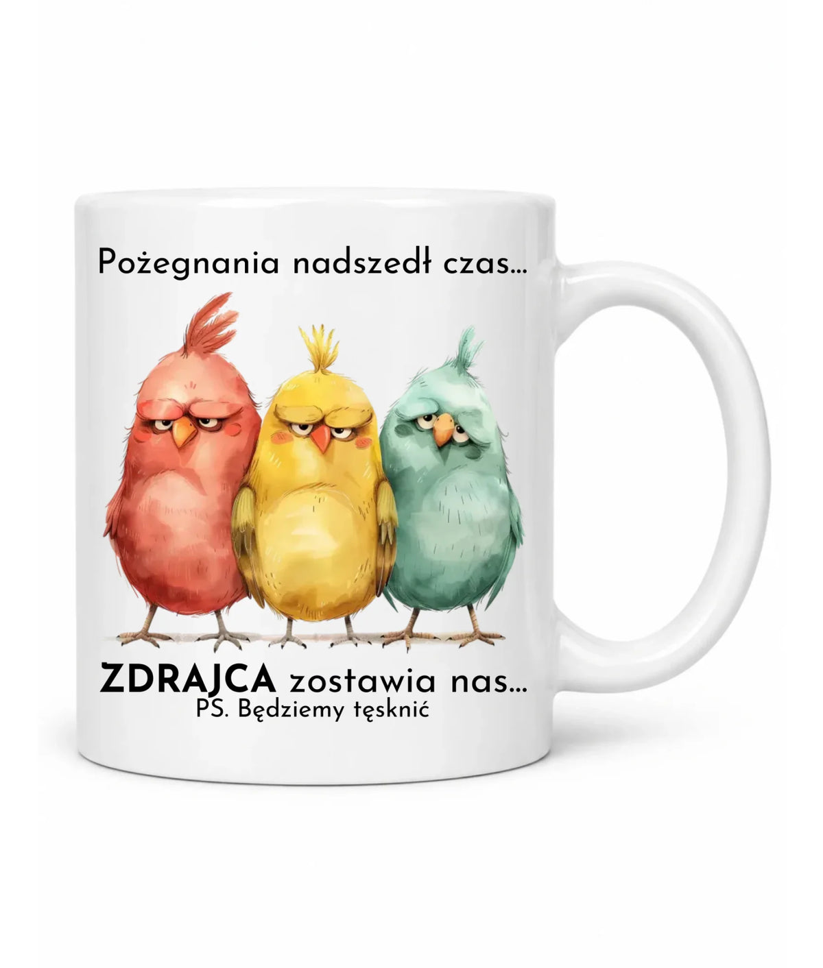 Kubek na odejście z pracy - Pożegnania nadszedł czas