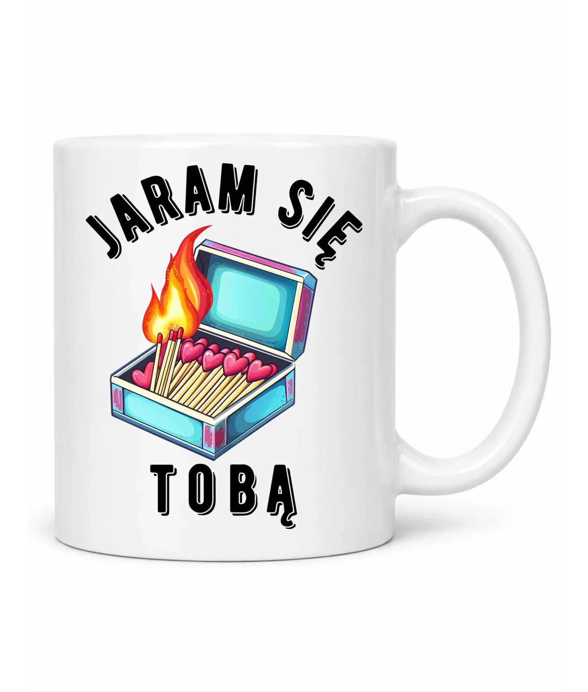 Kubek dla zakochanych - Jaram się Tobą W39