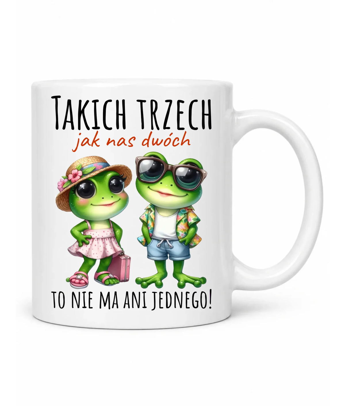 Kubek dla par - Żabki Takich trzech jak nas dwóch DCH11
