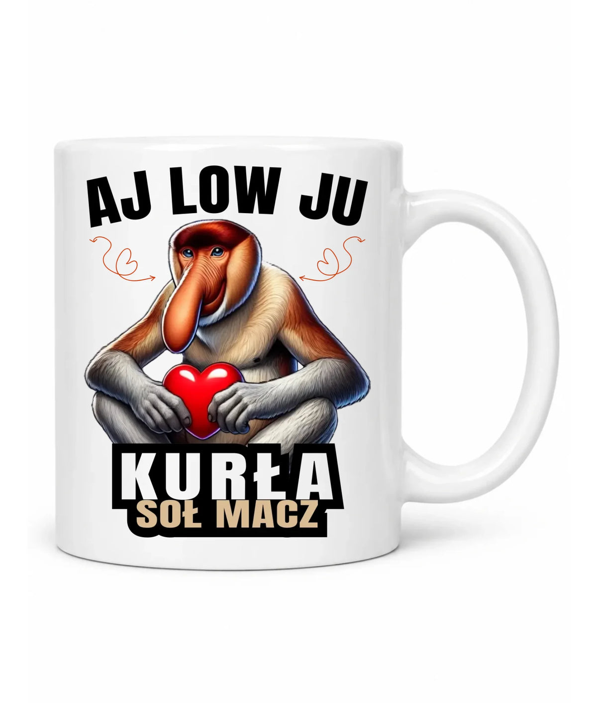 Kubek dla par - Janusz nosacz - Aj low ju kurła W26