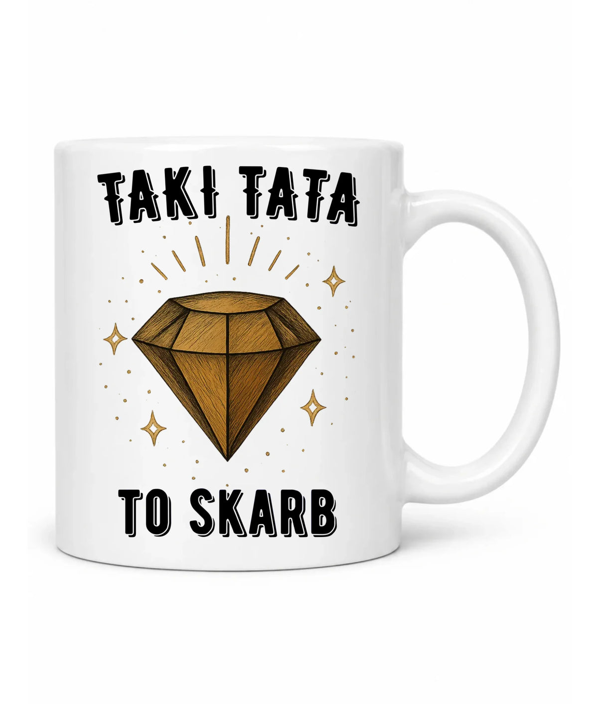 Kubek dla taty - Taki tata to skarb - personalizowany DT17