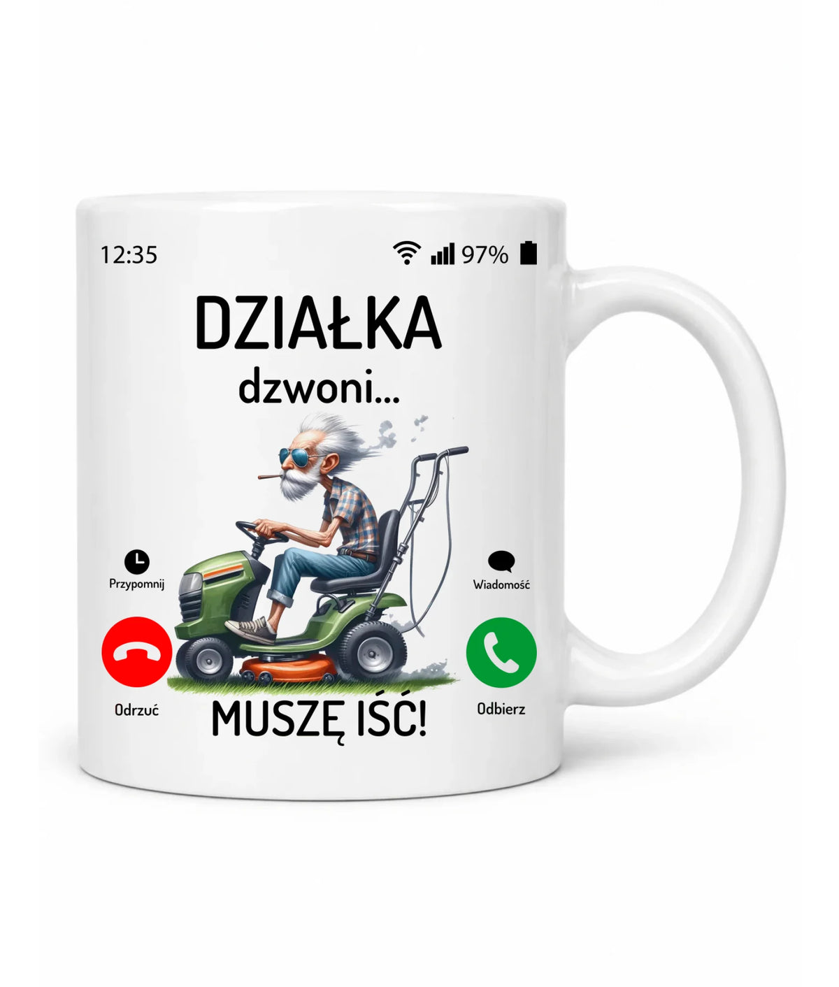 Kubek dla dziadka - Działka dzwoni muszę iść D35