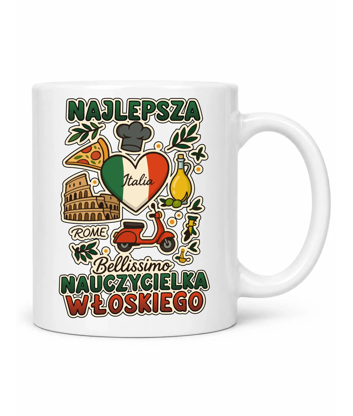 Kubek Najlepsza nauczycielka języka włoskiego N56