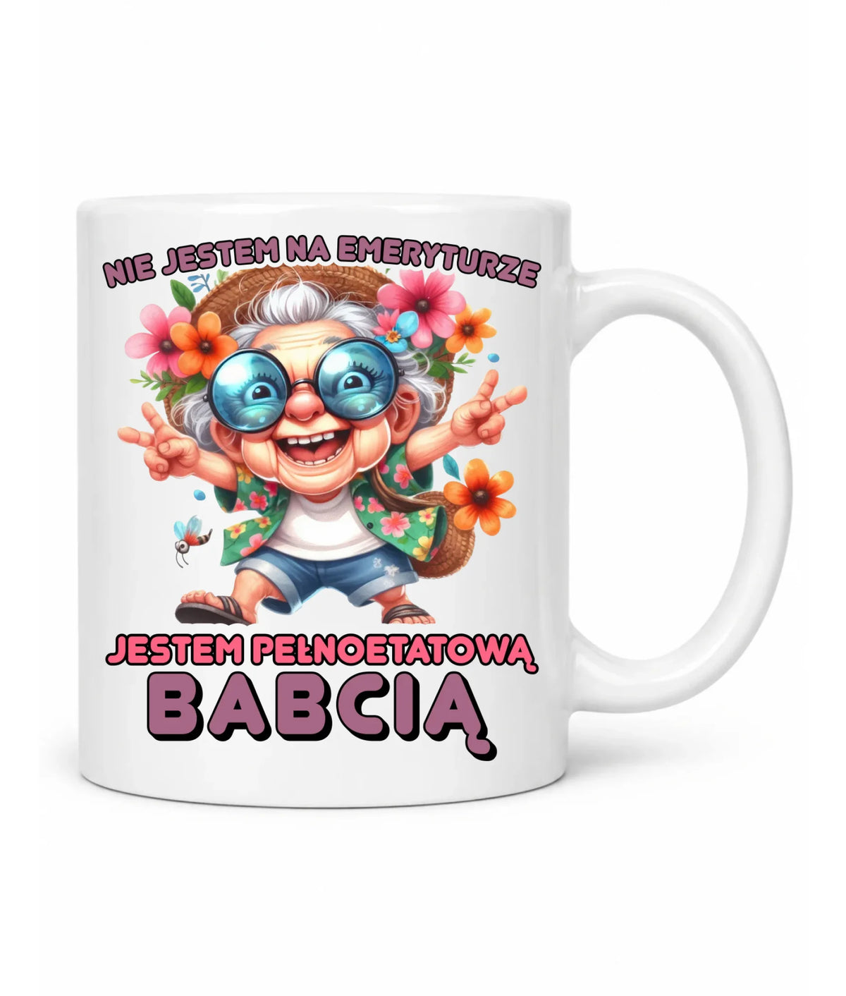 Kubek dla babci - Pełnoetatowa babcia B20