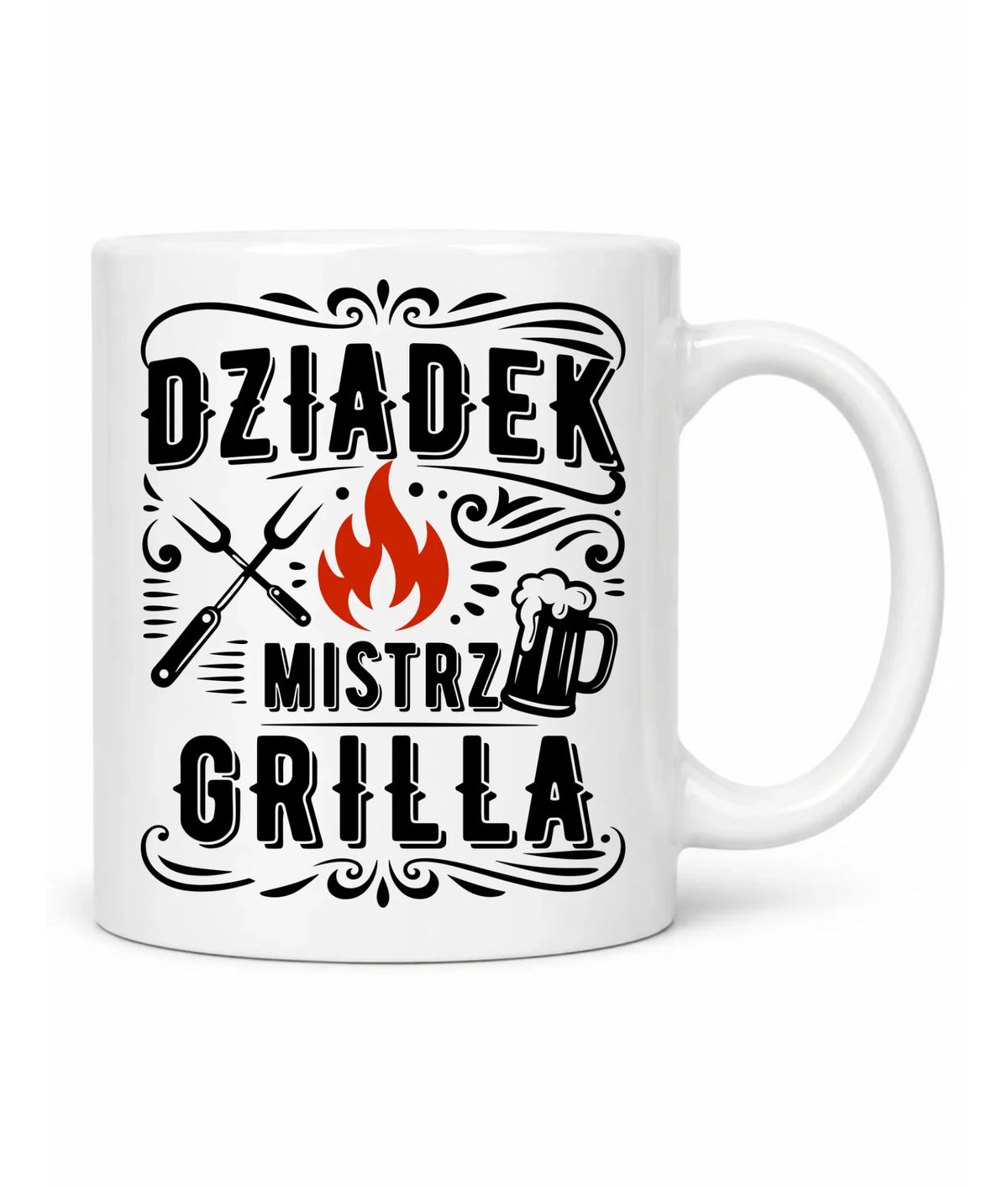 Kubek dla dziadka - Dziadek mistrz grilla D33