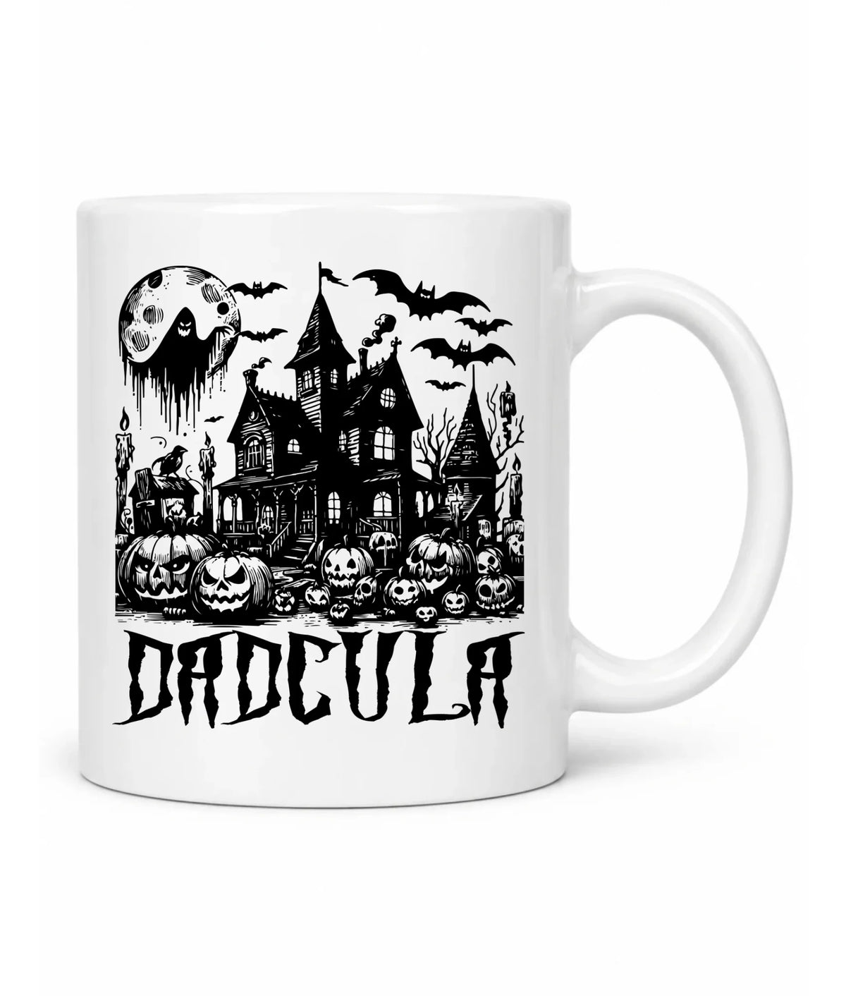 Kubek halloweenowy dla taty -  Upiorny dom - Dadcula HL19