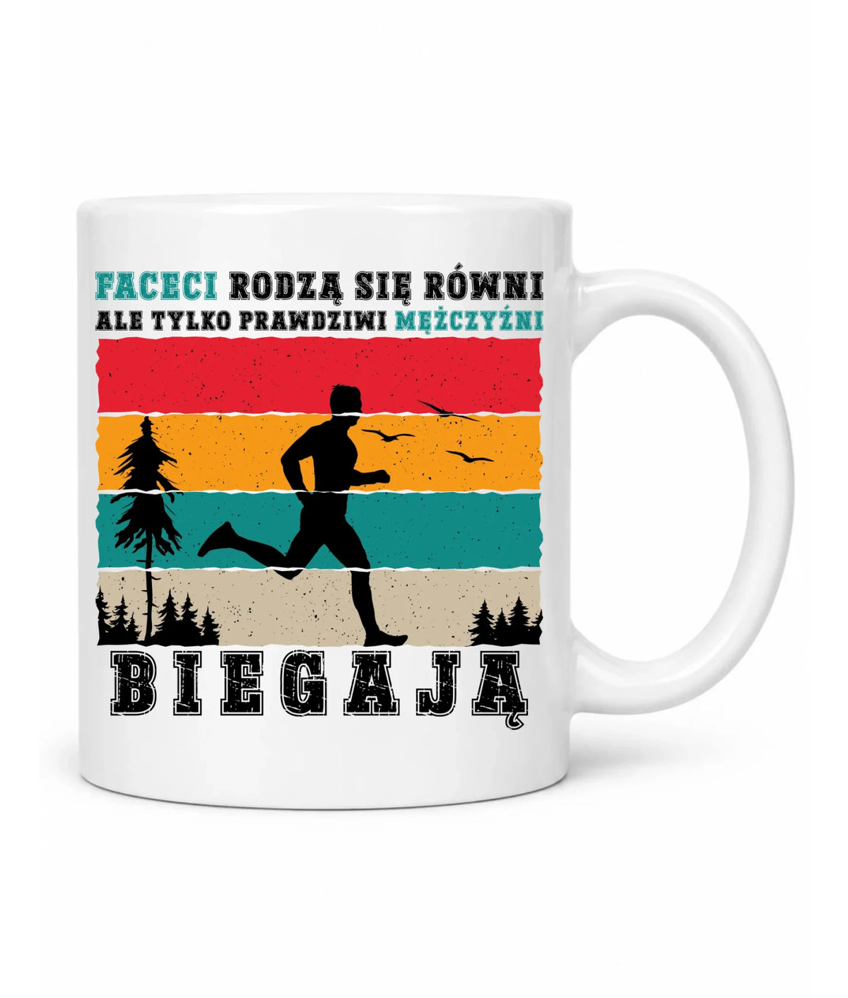 Kubek dla biegacza - Prawdziwi mężczyźni biegają HB02