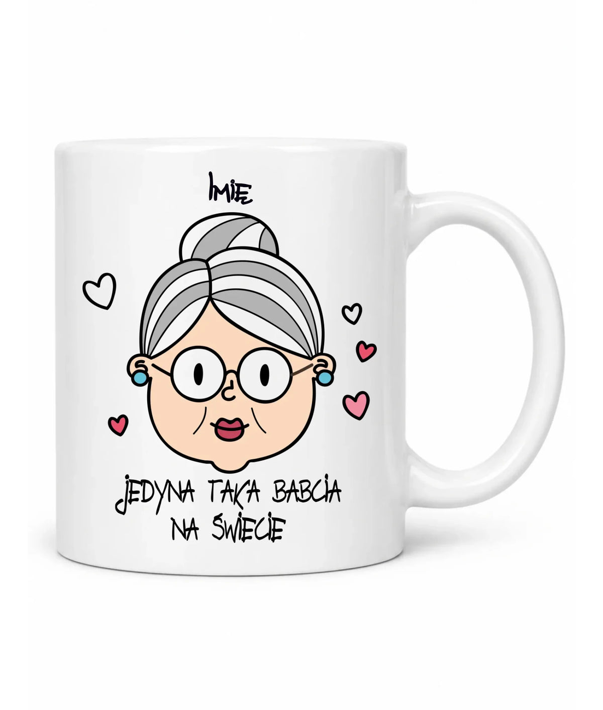 Kubek dla babci - Jedyna taka babcia na świecie - personalizowany B15