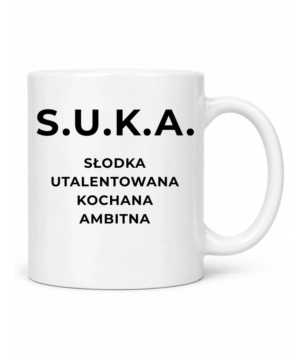 Kubek - S.U.K.A. - śmieszny prezent dla niej - bez cenzury DZ16