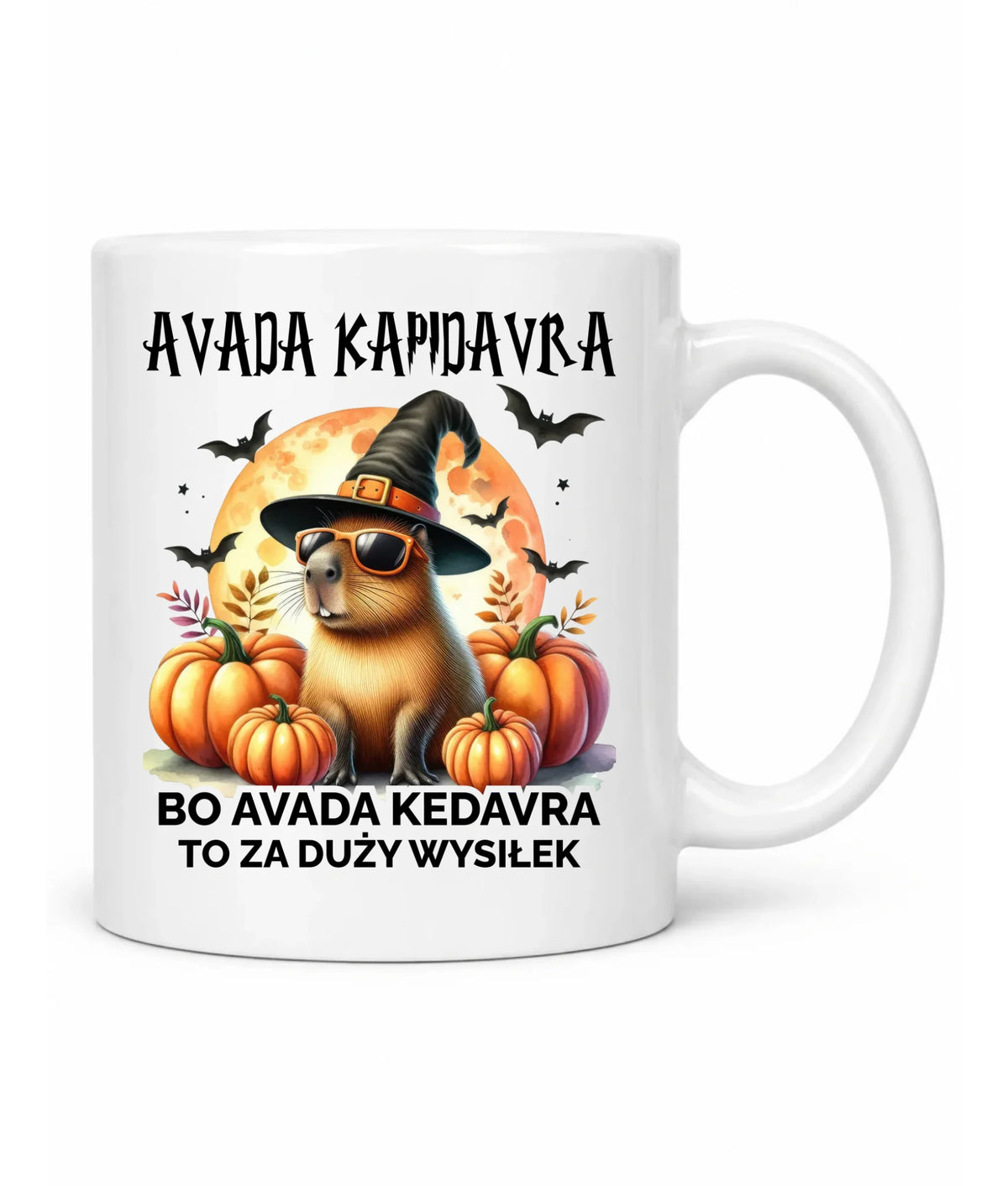 Kubek halloweenowy - Kapibara - Avada Kapidavra HL21