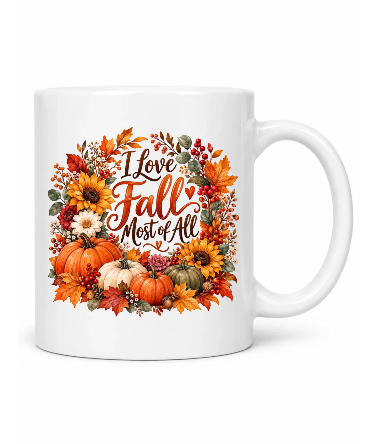Kubek jesienny - I Love Fall Most of All